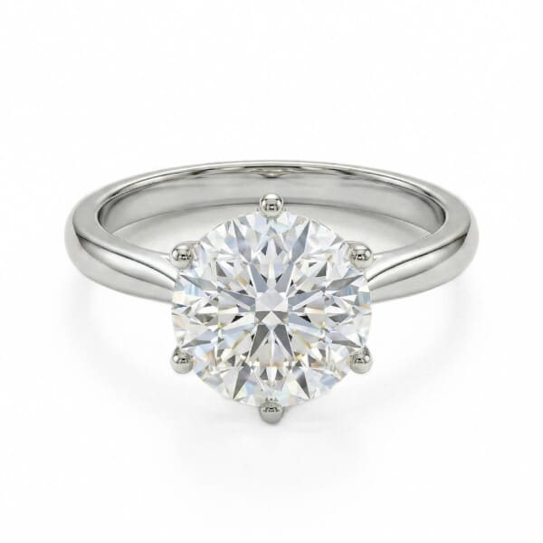 Forlovelsesring med lab grown diamant 2,0 ct River (D/E) VS1 3xExcellent i gult gull - 18007200LG-gg